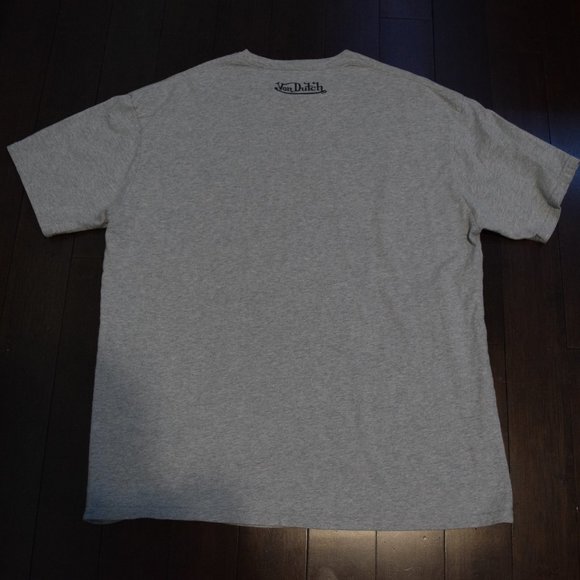 Von Dutch T Shirt (Gray) Size: XL - Picture 4 of 5